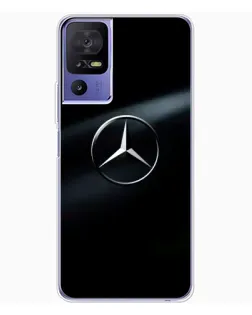 Чехол для TCL 605 с картинкой «Mercedes на металле»