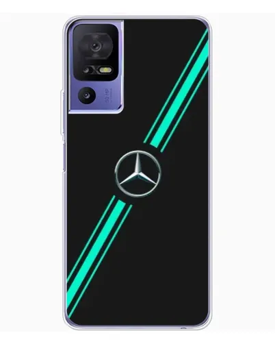 Чехол для TCL 605 с картинкой «Спортивные линии Mercedes» Чехол для TCL 605 с картинкой «Спортивные линии Mercedes»