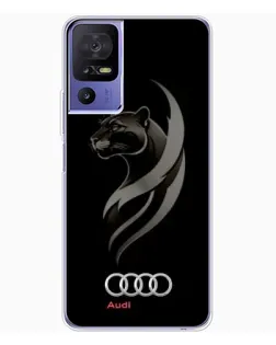 Чохол для TCL 605 з картинкою «Графіка — пантера та Audi» Чохол для TCL 605 з картинкою «Графіка — пантера та Audi»