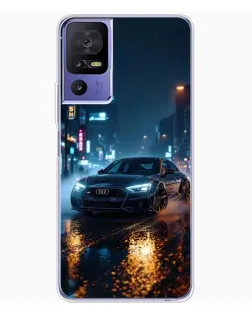 Чохол для TCL 605 з картинкою «Нічне місто та Audi» Чохол для TCL 605 з картинкою «Нічне місто та Audi»