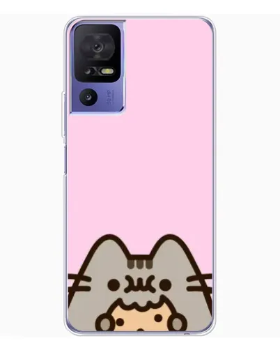 Чохол для TCL 605 з картинкою «Pusheen та печиво»