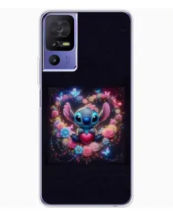 Чохол для TCL 605 з картинкою «Stitch у квітах» Чохол для TCL 605 з картинкою «Stitch у квітах»