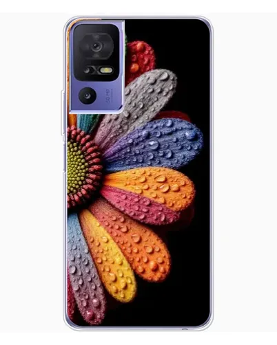 Чохол для TCL 605 з картинкою «Райдужна квітка»