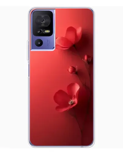 Чохол для TCL 605 з картинкою «Макові суцвіття»