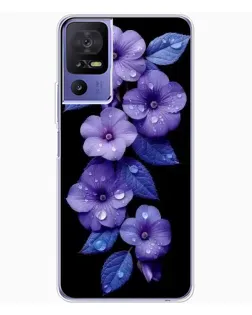 Чохол для TCL 605 з картинкою «Фіолетові квіти з росою» Чохол для TCL 605 з картинкою «Фіолетові квіти з росою»