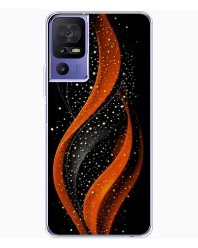 Чехол для TCL 605 с картинкой «Огненная звездная волна»