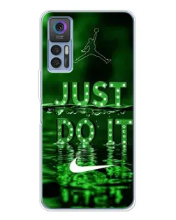 Чохол для TCL K23 5G з картинкою «Зелений неоновий Nike»