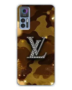Чехол для TCL K23 5G с картинкой «Камуфляжный Louis Vuitton»