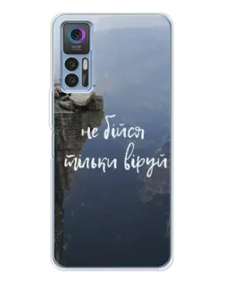 Чехол для TCL K23 5G с картинкой «Вера над пропастью»