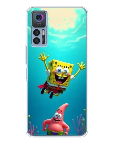 Чехол для TCL K23 5G с картинкой «Спанч Боб под водой» Чехол для TCL K23 5G с картинкой «Спанч Боб под водой»