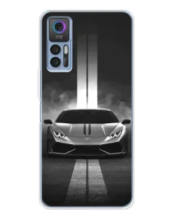 Чохол для TCL K23 5G з картинкою «Lamborghini симетрія доріг»