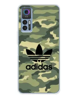 Чехол для TCL K23 с картинкой «Милитари стиль Adidas»