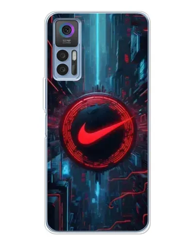 Чехол для TCL K23 с картинкой «Техногенный стиль Nike»