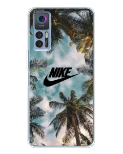 Чехол для TCL K23 с картинкой «Тропический принт Nike»