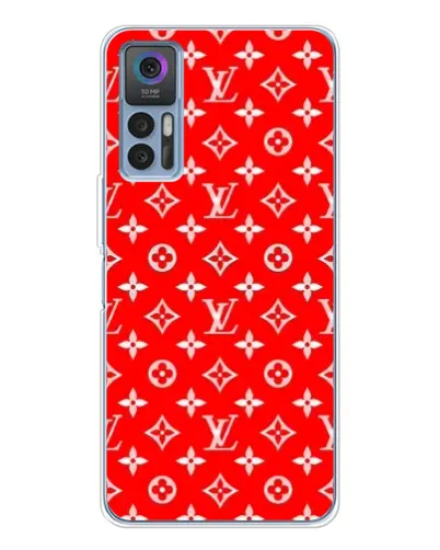 Чехол для TCL K23 с картинкой «Яркий паттерн LV»