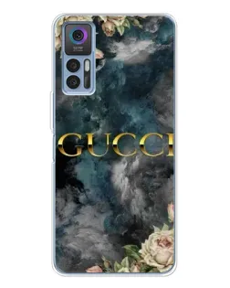 Чохол для TCL K23 з картинкою «Абстрактні квіти Gucci»