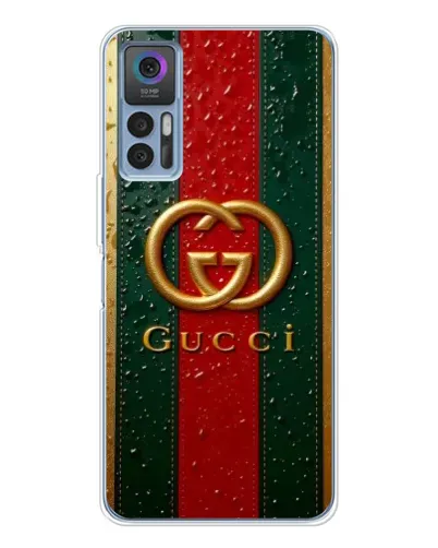 Чохол для TCL K23 з картинкою «Gucci — фірмова смуга та золото» Чохол для TCL K23 з картинкою «Gucci — фірмова смуга та золото»