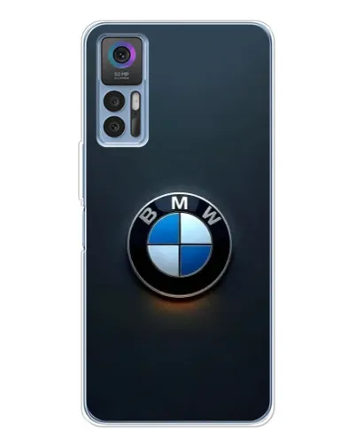 Чехол для TCL K23 с картинкой «Логотип BMW — минимализм»