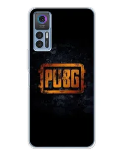 Чехол для TCL K23 с картинкой «PUBG — золотой логотип»