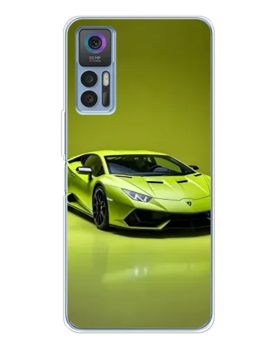 Чехол для TCL K23 с картинкой «Салатовый Lamborghini Huracan»