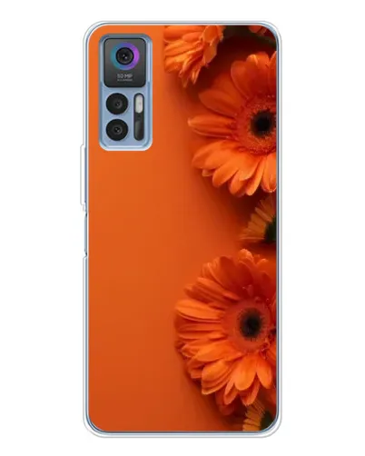 Чохол для TCL K23 з картинкою «Помаранчеві гербери»