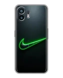 Чехол для TCL K70 с картинкой «Неоновый контур Nike»