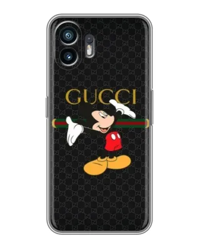 Чехол для TCL K70 с картинкой «Микки Маус Gucci»