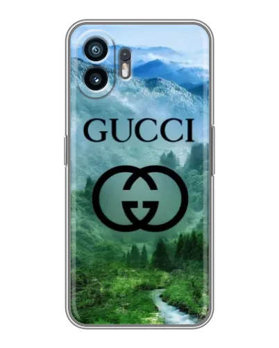 Чехол для TCL K70 с картинкой «Gucci — горный пейзаж»