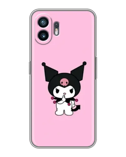 Чехол для TCL K70 с картинкой «Kuromi — розовая нежность»
