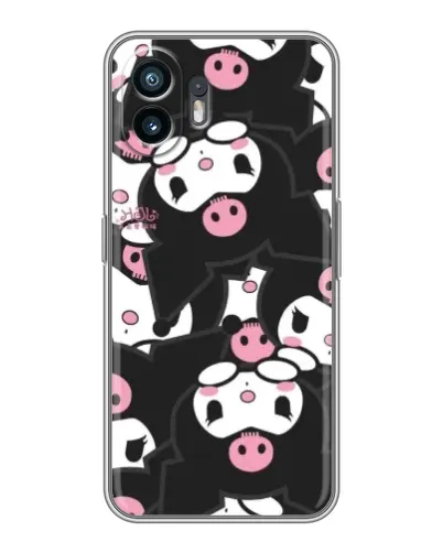 Чехол для TCL K70 с картинкой «Паттерн голов Куроми»