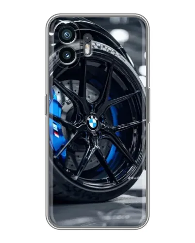 Чехол для TCL K70 с картинкой «Колесо BMW вблизи»