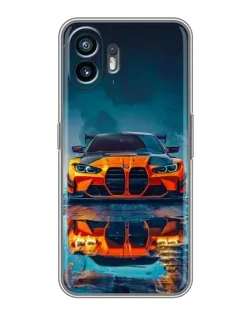 Чехол для TCL K70 с картинкой «BMW — золотая эмблема»