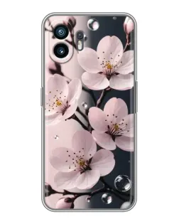 Чохол для TCL K70 з картинкою «Ніжня сакура та краплі»