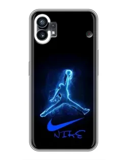 Чехол для TCL NxtPaper 70 Pro с картинкой «Jordan Neon Blue» Чехол для TCL NxtPaper 70 Pro с картинкой «Jordan Neon Blue»