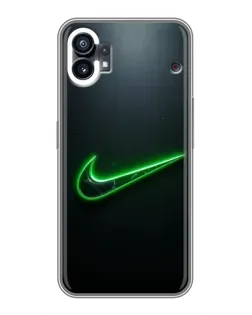 Чехол для TCL NxtPaper 70 Pro с картинкой «Неоновый контур Nike»