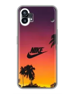Чехол для TCL NxtPaper 70 Pro с картинкой «Nike на закате солнца»