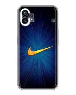 Чехол для TCL NxtPaper 70 Pro с картинкой «Синий пульс Nike»