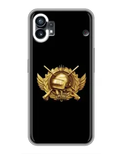 Чехол для TCL NxtPaper 70 Pro с картинкой «PUBG — оранжевый градиент»