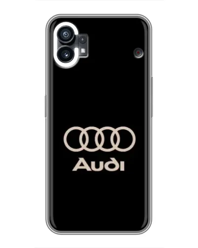 Чехол для TCL NxtPaper 70 Pro с картинкой «Audi — золотой логотип»