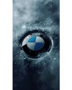 Чехол для TCL с картинкой «Логотип BMW — лед»