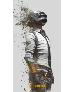 Чехол для TCL с картинкой «PUBG — боец в пыли»