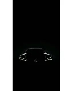Чехол для TCL с картинкой «Mercedes — силуэт авто»