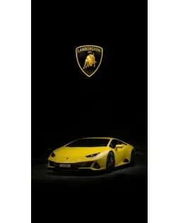 Чехол для TCL с картинкой «Lamborghini желтый акцент»