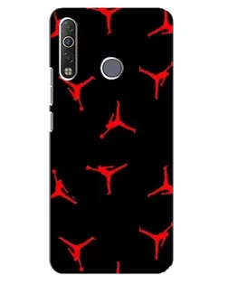 Чохол для TECNO Camon 12 Air CC6 з картинкою «Jordan Red Pattern» Чохол для TECNO Camon 12 Air CC6 з картинкою «Jordan Red Pattern»