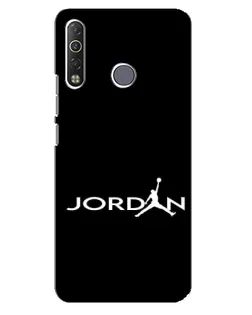 Чохол для TECNO Camon 12 Air CC6 з картинкою «Jordan White Logo» Чохол для TECNO Camon 12 Air CC6 з картинкою «Jordan White Logo»