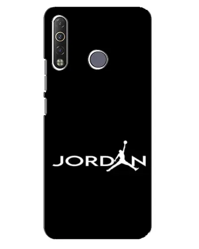 Чохол для TECNO Camon 12 Air CC6 з картинкою «Jordan White Logo»