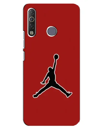 Чохол для TECNO Camon 12 Air CC6 з картинкою «Jordan Red Back»