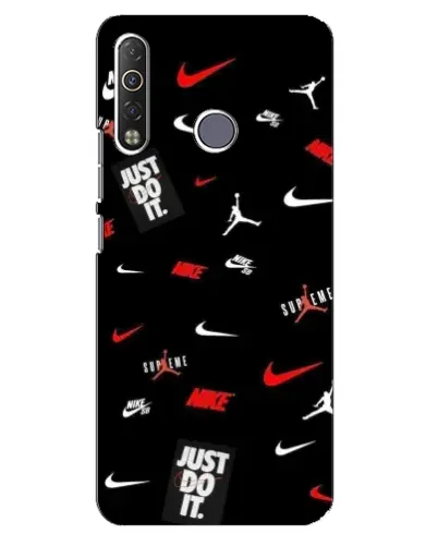 Чохол для TECNO Camon 12 Air CC6 з картинкою «Nike Mix Pattern»