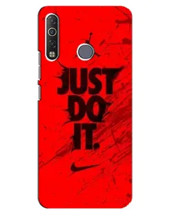 Чохол для TECNO Camon 12 Air CC6 з картинкою «Nike Just Do It» Чохол для TECNO Camon 12 Air CC6 з картинкою «Nike Just Do It»