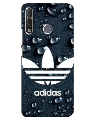 Чохол для TECNO Camon 12 Air CC6 з картинкою «Adidas Trefoil Blue»